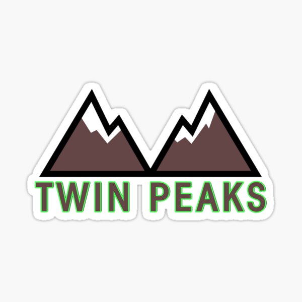Item preview, Twin Peaks green and brown title designed and sold by SideSignal.