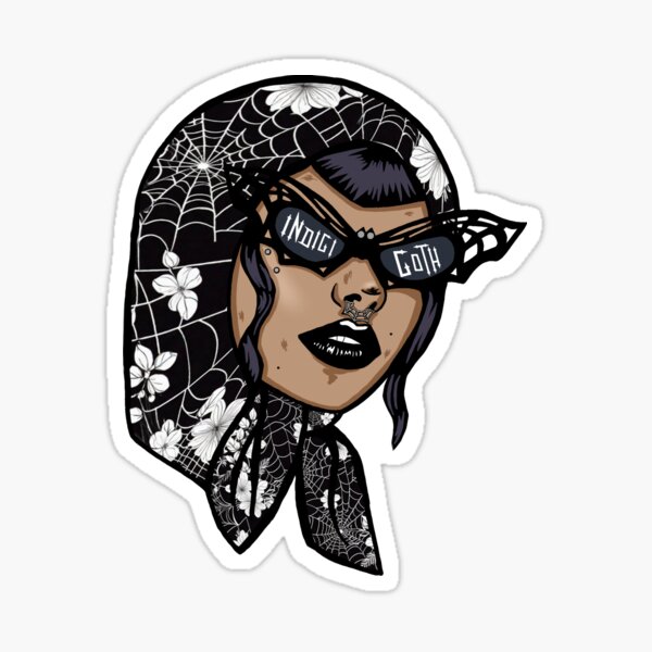 Indigi goth Sticker