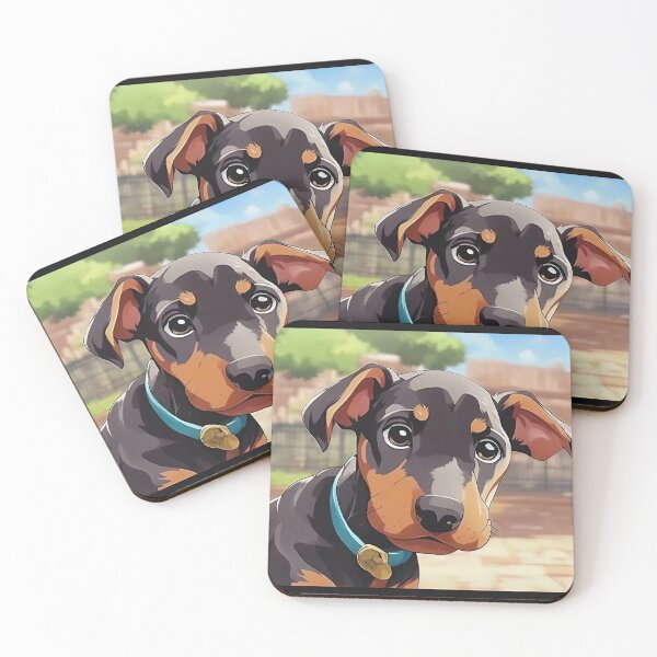 Item preview, Baby Natural Ear Doberman Dog Series 01 designed and sold by yourwelcomee.