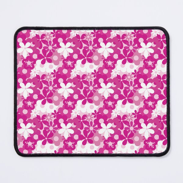 Item preview, Cute Hot Pink Flower Power Pattern designed and sold by ClaudiaFlores.