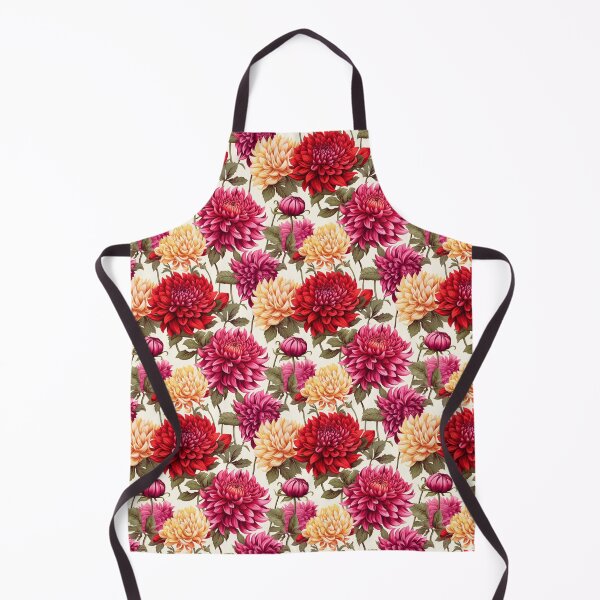 Item preview, Vintage Dahlia Flower Pattern designed and sold by Vindbult.