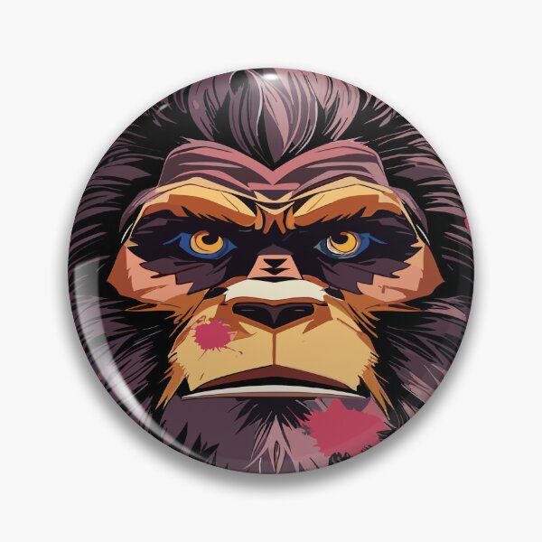 Aperçu de l'œuvre BIGFOOT SASQAUTCH ÉCLABOUSSURE CONCEPTION 2 créée et vendue par Nerdlight.