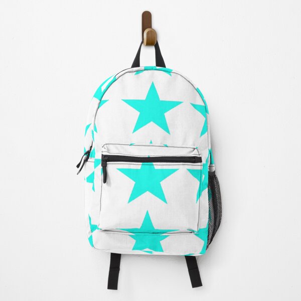 Item preview, Large HOT TURQUOISE and WHITE STARS  designed and sold by RachelMacht.