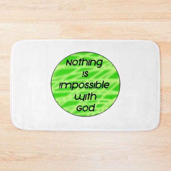 Item preview, Nothing is Impossible With God designed and sold by lillyaura-art.