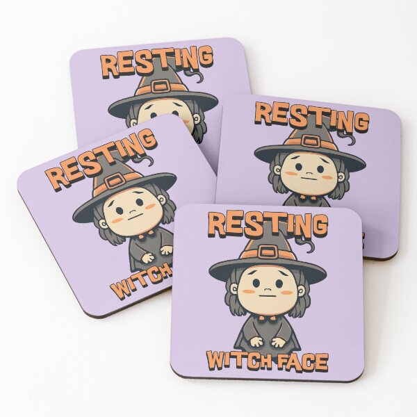 Item preview, Resting Witch Face! Cute witch Cartoon designed and sold by PMCreative.