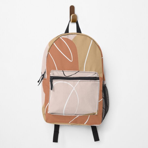 Item preview, Arte lineal simple Boho Sol Terracota Naranja designed and sold by designenrich.