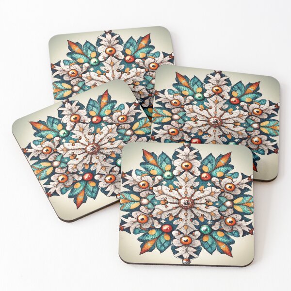 Item preview, Vibrant Snowflake with Ornate Details designed and sold by Dshoppin.