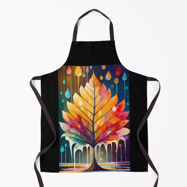 Aperçu de l'œuvre Un auvent de feuilles singulier et vif dévoilé dans Aquarelle créée et vendue par EmeraldeaDesign.