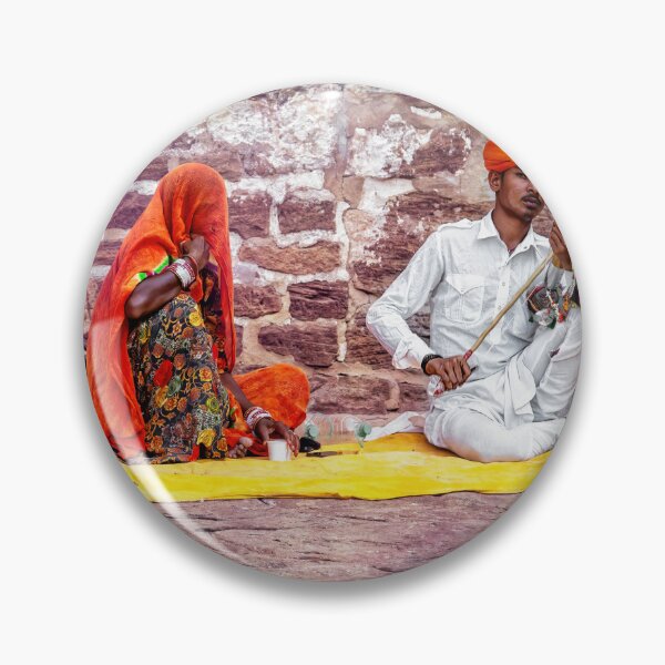 Item preview, A Couple In Jaisalmer, India designed and sold by Kay Brewer.