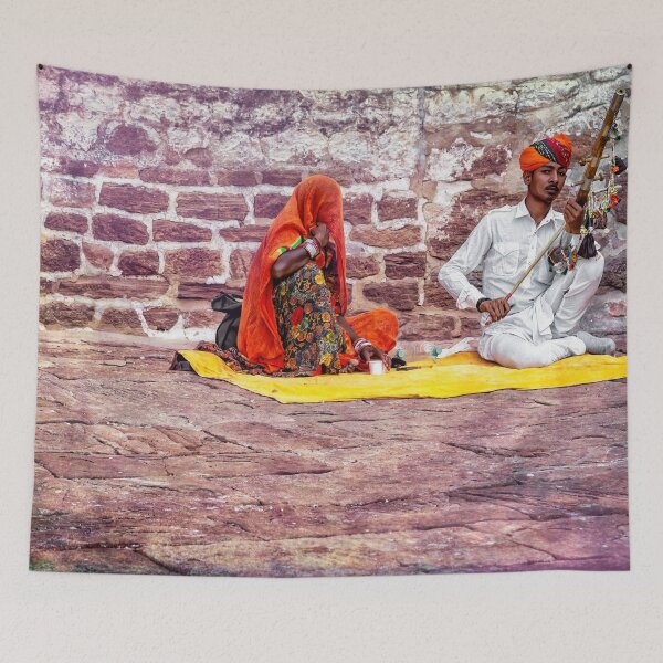 Item preview, A Couple In Jaisalmer, India designed and sold by Kay Brewer.