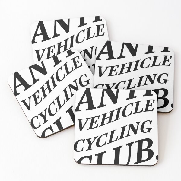 Item preview, ANTI VEHICLE CYCLING CLUB FIXED GEAR BIKE FIXIE designed and sold by madeincaribe.