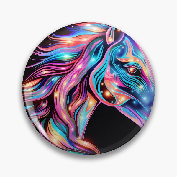 Item preview, “Phosphorescent Horse” designed and sold by Art-Vortex-fr.