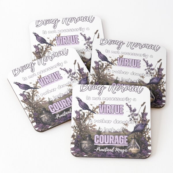 Item preview, Practical Magic Aunt Frances Quote- 'Being Normal' designed and sold by Hecate-Emporium.