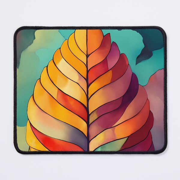 Item preview, Glassy Leaves: The Digital Canopy Artistry designed and sold by EmeraldeaDesign.