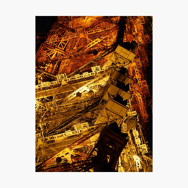 Tokyo Tower by night (3 of 3) Photographic Print