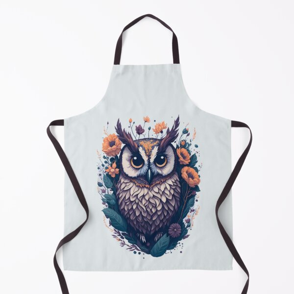 Item preview, Owl Blue And Orange, halloween, designed and sold by TeyMank.