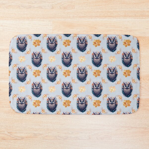 Item preview, Owl Blue And Orange, halloween,  designed and sold by TeyMank.