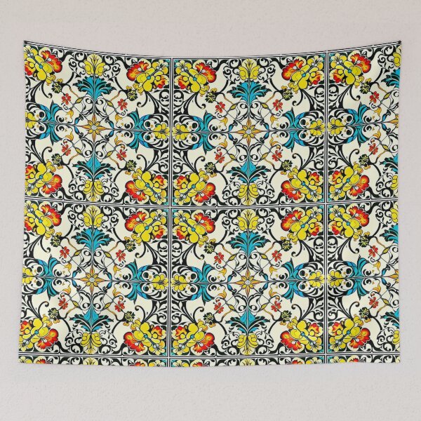 Item preview, Classic Vintage Sicilian Tile Style pattern designed and sold by PG Illustration.
