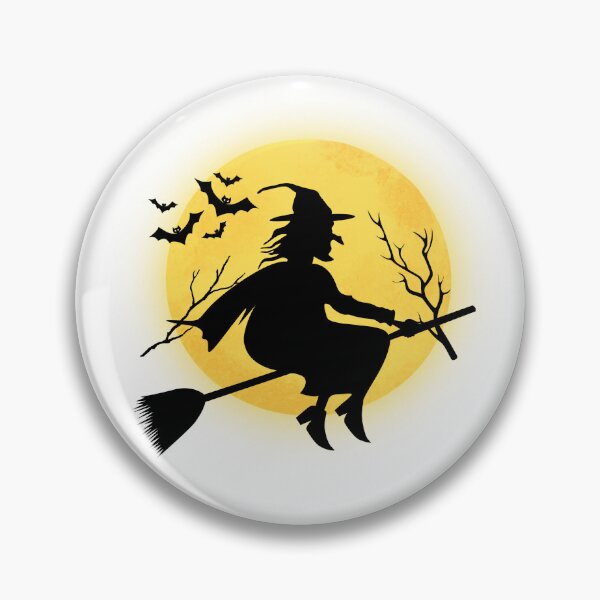 Item preview, Witch on a broom designed and sold by Remek-Design.