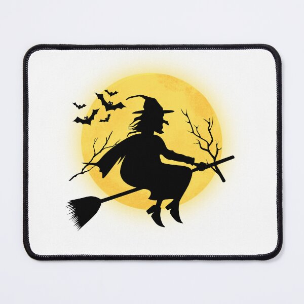 Item preview, Witch on a broom designed and sold by Remek-Design.