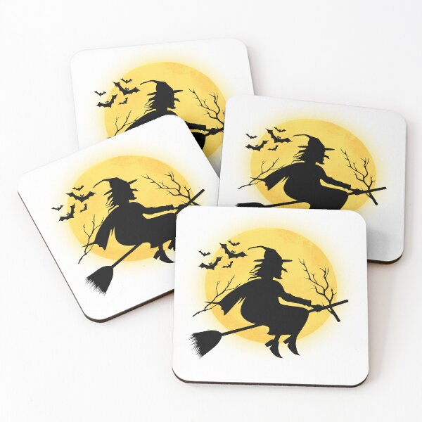 Item preview, Witch on a broom designed and sold by Remek-Design.