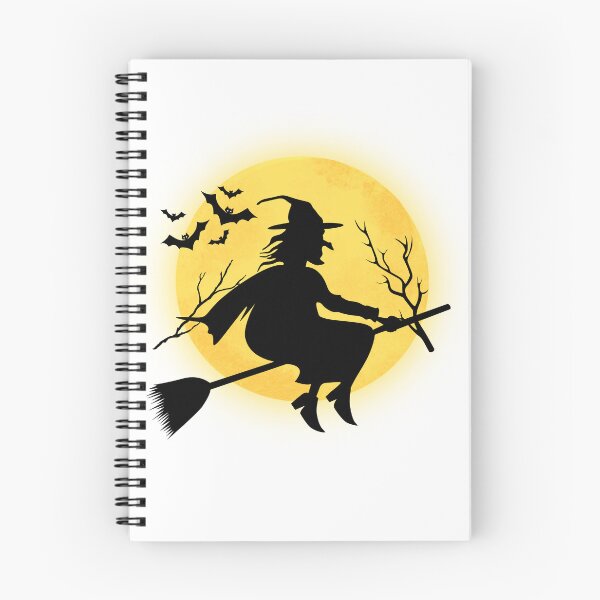Item preview, Witch on a broom designed and sold by Remek-Design.