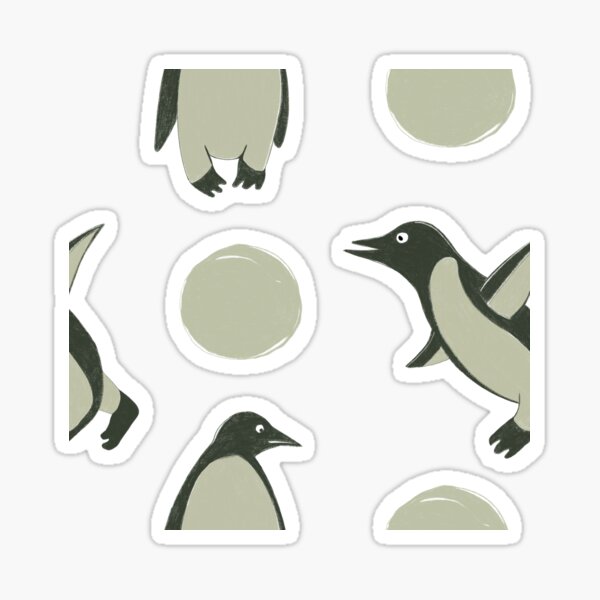 penguins play Sticker