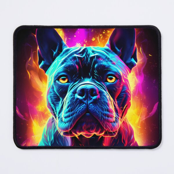 Item preview, “Canine in Neon Light” designed and sold by Art-Vortex-fr.