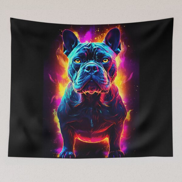 Item preview, “Canine in Neon Light” designed and sold by Art-Vortex-fr.