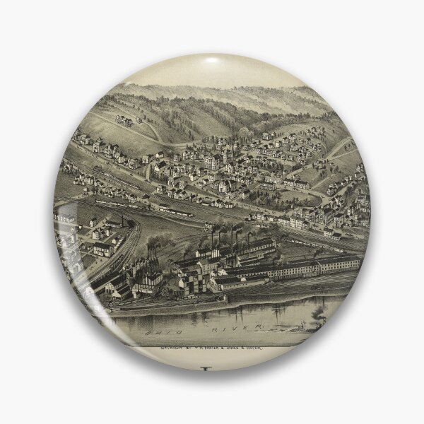 Item preview, Mingo Junction, Ohio (1899) designed and sold by allhistory.
