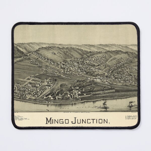 Item preview, Mingo Junction, Ohio (1899) designed and sold by allhistory.