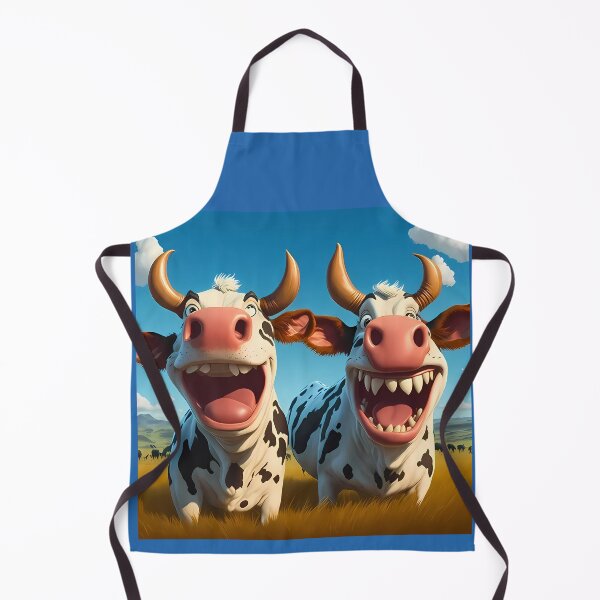 Item preview, Smiling 3D cartoon cute cows designed and sold by AleksKos.
