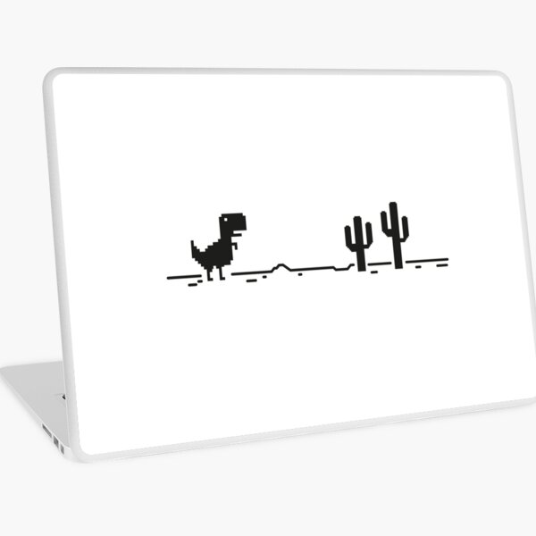 Chrome Dino, The Dinosaur Game, T-Rex Game, No Internet Laptop Skin by  Zen20