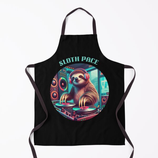 Item preview, Sloth DJ Dropping Beats At Sloth Pace designed and sold by HanaiPrint.