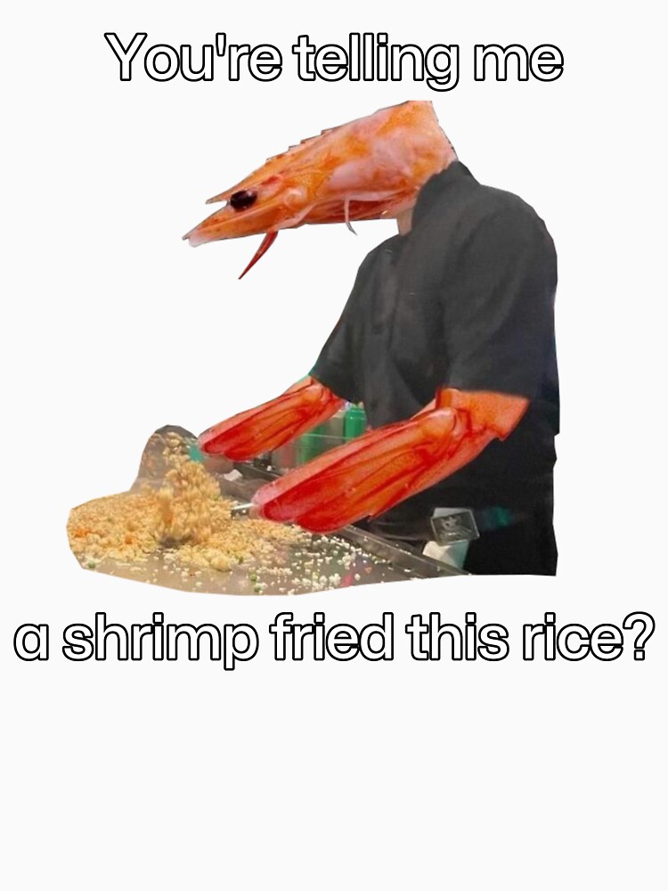 This shrimp 🦐has become my emotional support shrimp and my entire per