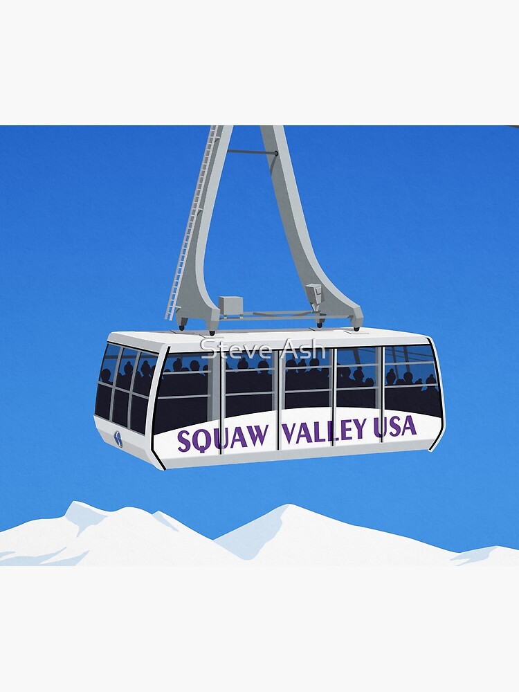 "Squaw Valley Ski Resort" Tapestry by STASHY | Redbubble