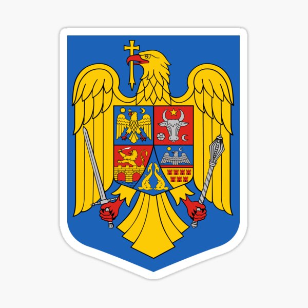 Item preview, Romania Coat of Arms designed and sold by Hoorahville.