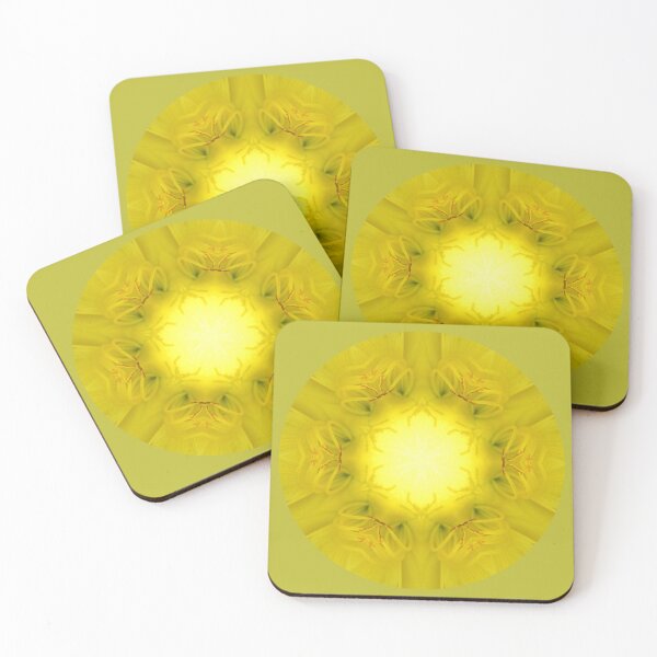 Item preview, Yellow Tiger Lily Flower Mandala designed and sold by ArtisticUplift.