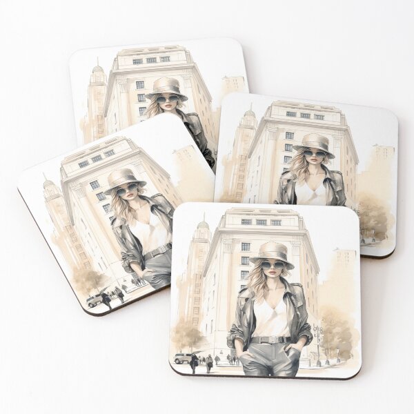 Item preview, Fashion NYC illustration  designed and sold by poshprintlab.