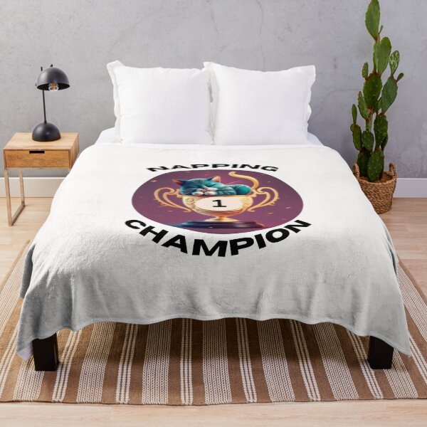 Item preview, Cat as Napping Champion designed and sold by HanaiPrint.