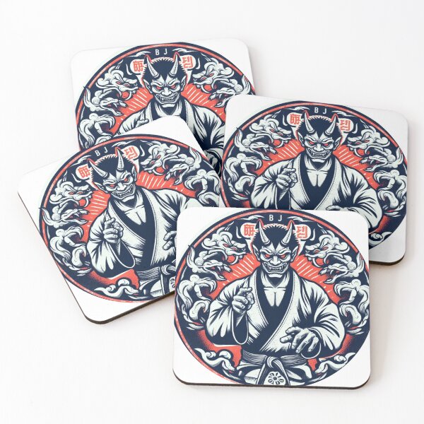 Item preview, brazilian jiu jitsu demon japanese designed and sold by Martial-Art-23.