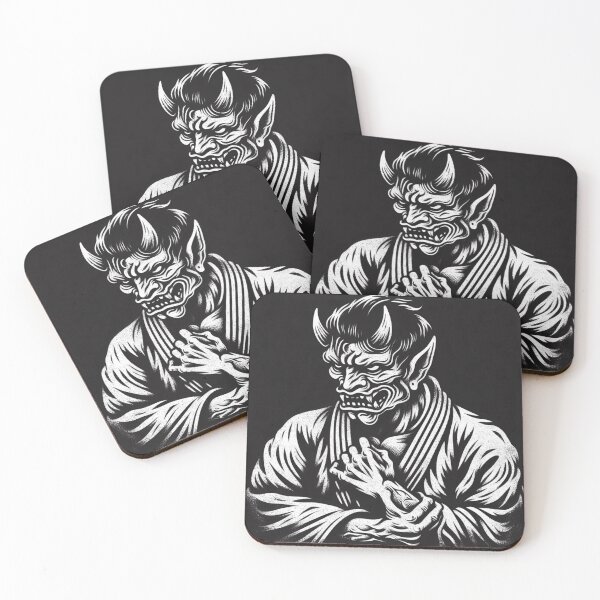Item preview, brazilian jiu jitsu demon Judo japanese designed and sold by Martial-Art-23.