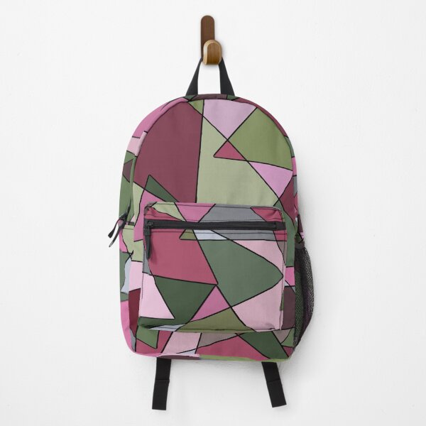 Item preview, Rose and Khaki Geometric Overlapping Triangles designed and sold by velvetearth.