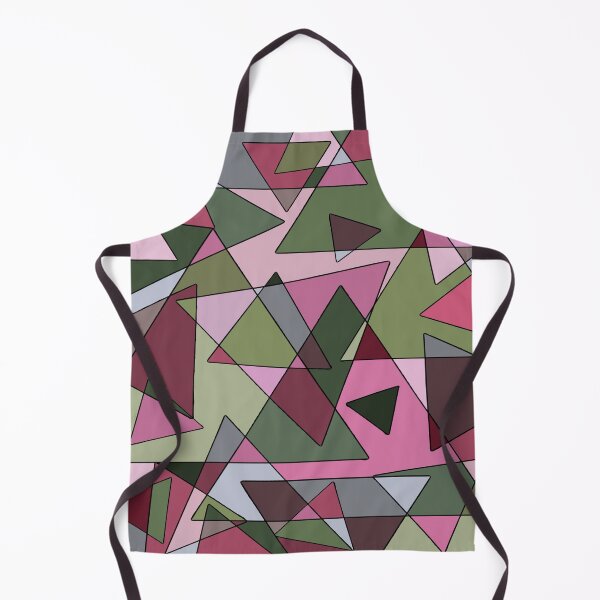 Item preview, Rose and Khaki Geometric Overlapping Triangles designed and sold by velvetearth.