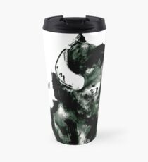 Timid Bison,Canadian Animal, acrylic illustration Travel Mug