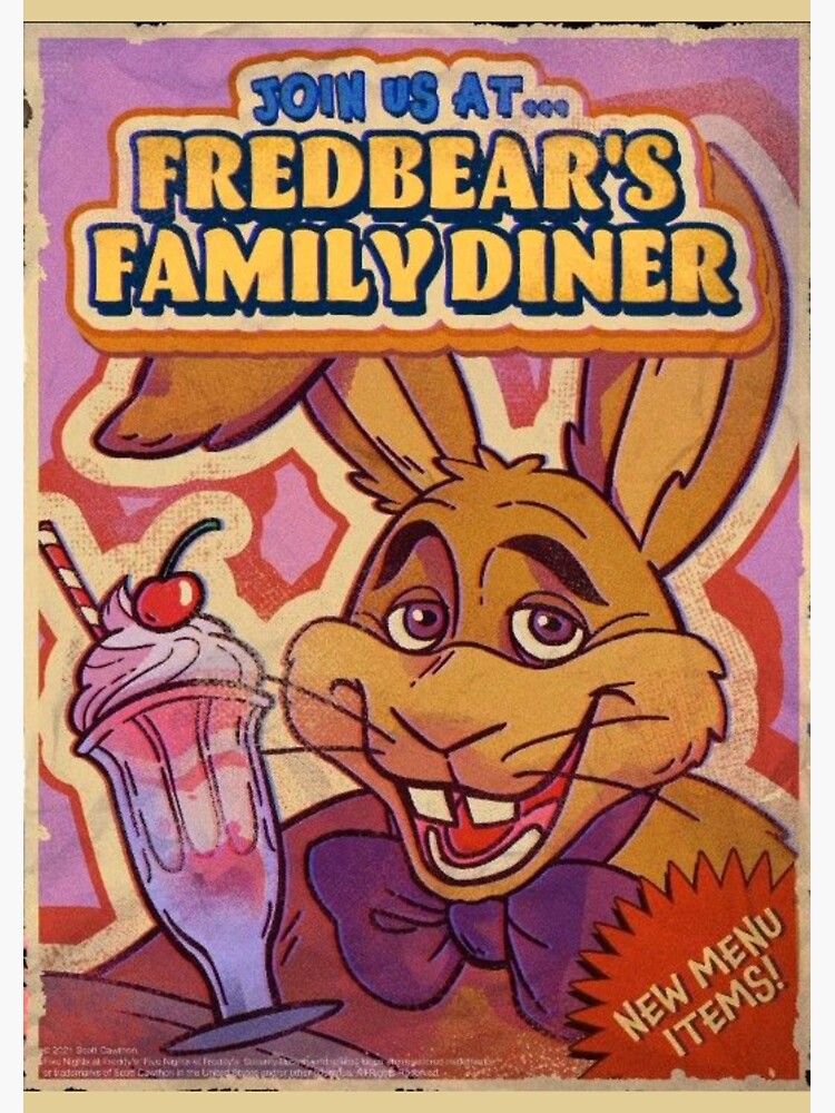 Fredbear's Family Diner (Vintage)  Sticker for Sale by Hush-Art