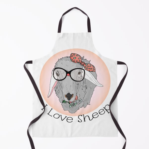 Item preview, I love sheep. Sheep with glasses. designed and sold by Anastasiia Yurevych.