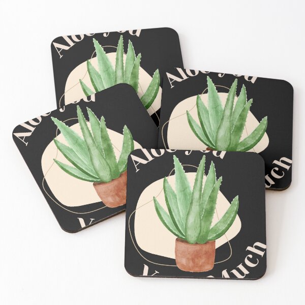 Item preview, Aloe You Vera Much - I Love You Very Much Plant Pun designed and sold by stumblingdesign.