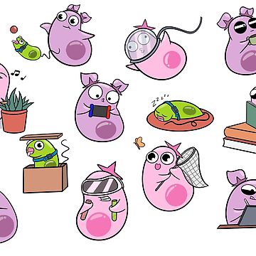 Artwork thumbnail, Amoeba Sisters Collage by amoebasisters