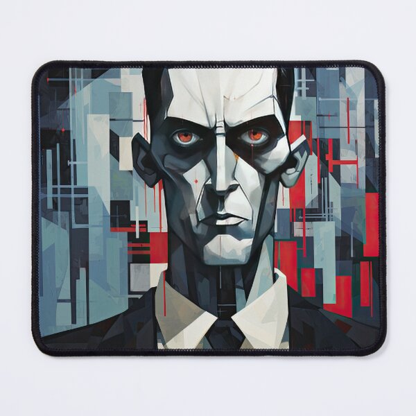 Item preview, Haunting Zombie Portrait Bauhaus Art designed and sold by ArtificialGenes.
